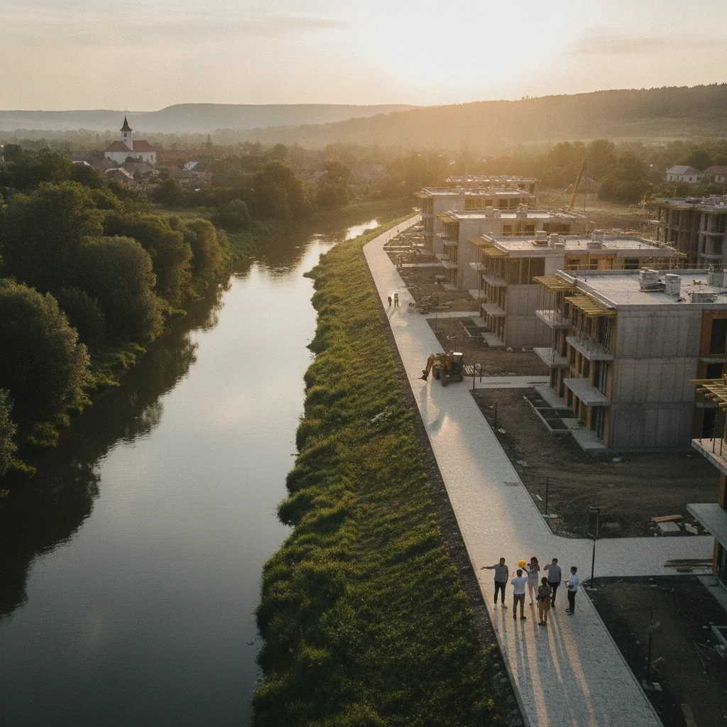 70 de apartamente noi și parc în Sâncraiu de Mureș