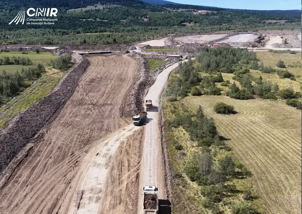 A8 Unirii: lotul 1D Joseni–Ditrău, 10% după prima lună de șantier