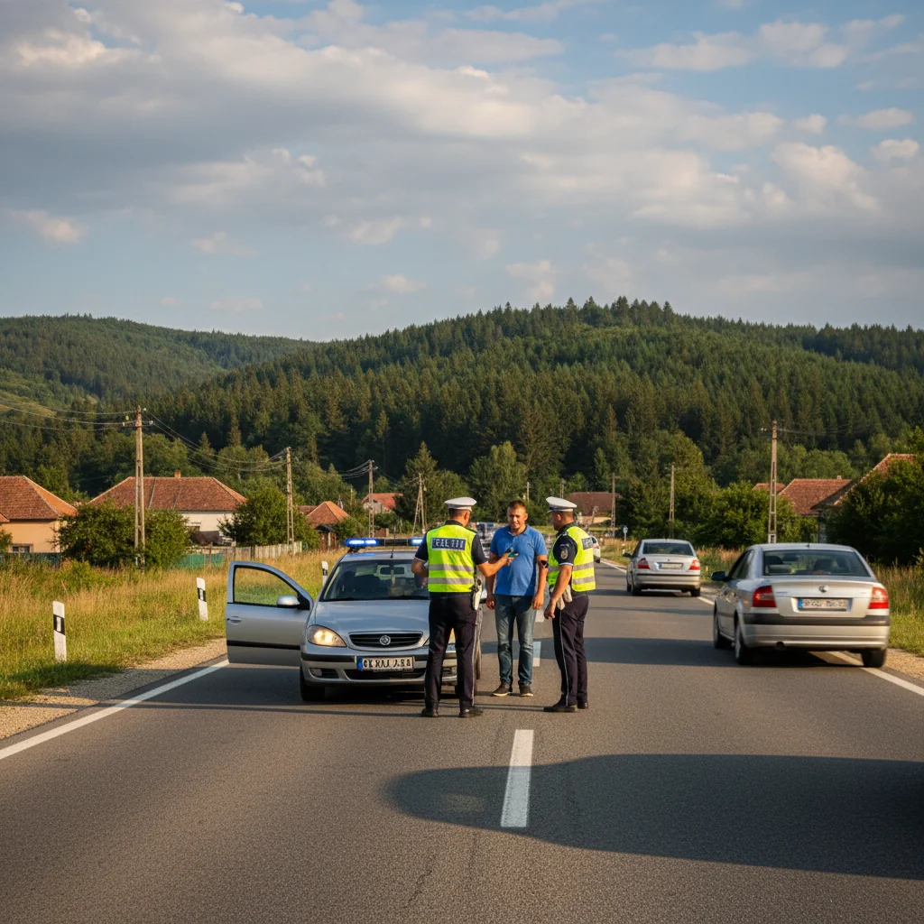 Acțiune preventivă a Poliției Rutiere pe DN15, coordonată de la Târgu Mureș