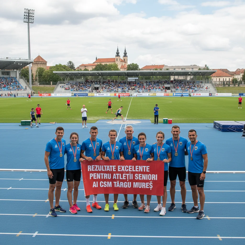 Atleții seniori ai CSM Târgu Mureș reușesc clasări pe podium la o competiție recentă