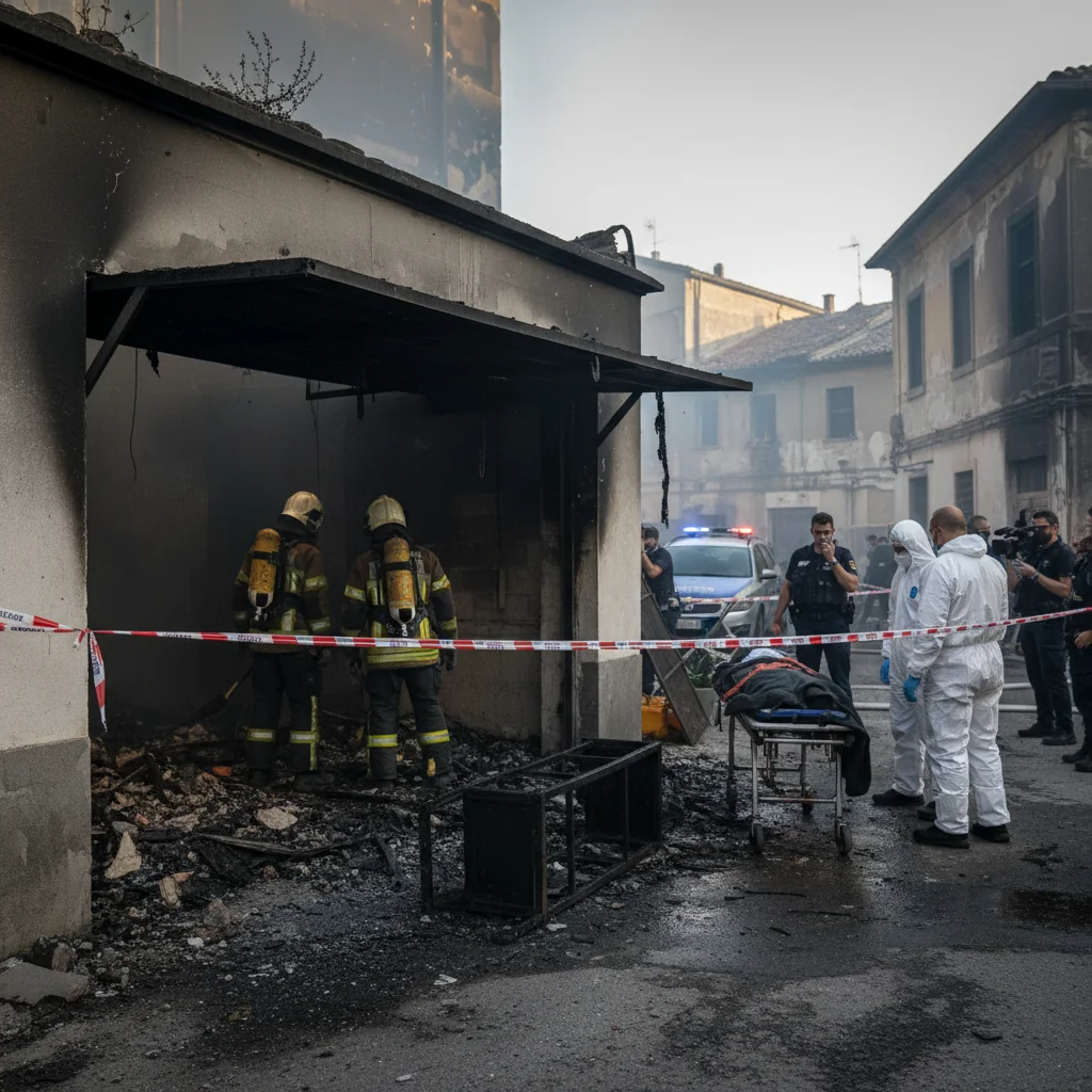 Bărbat găsit mort într-o boxă după un incendiu în centrul municipiului Târgu Mureș