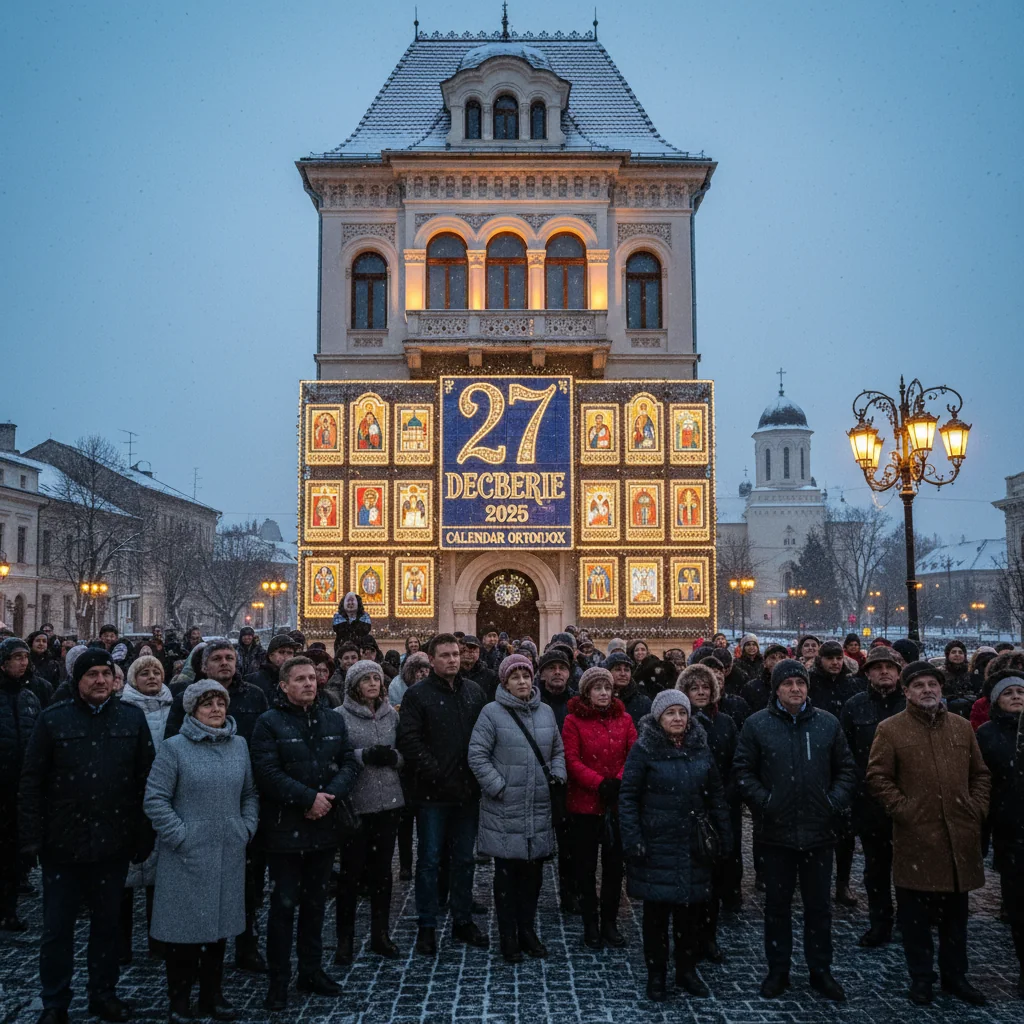 Calendar ortodox – 2025-12-27 în Târgu Mureș