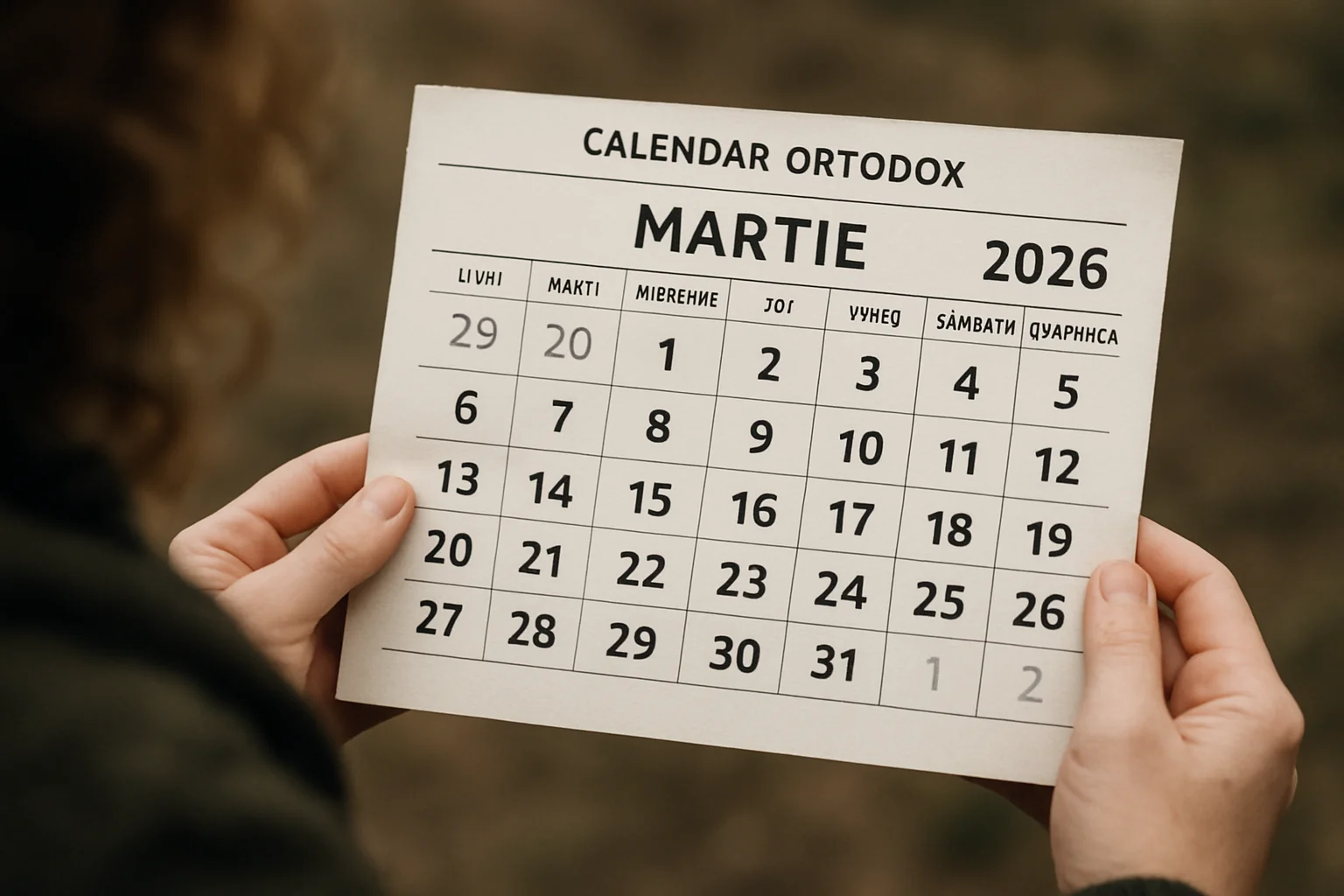 Calendar ortodox – 2026-03-07