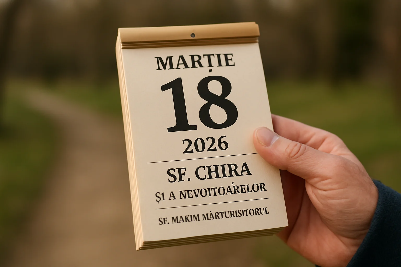 Calendar ortodox – 2026-03-18