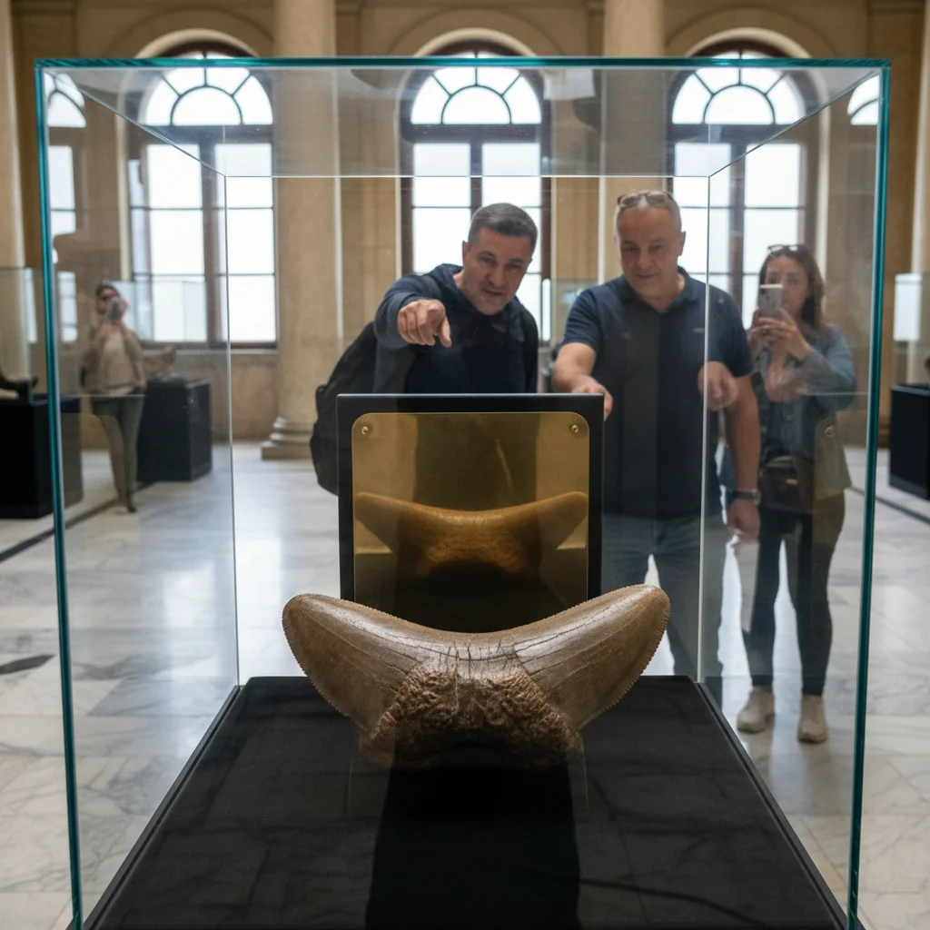 Cel Mai Mare Dinte de Megalodon Expus la Muzeul Județean Mureș