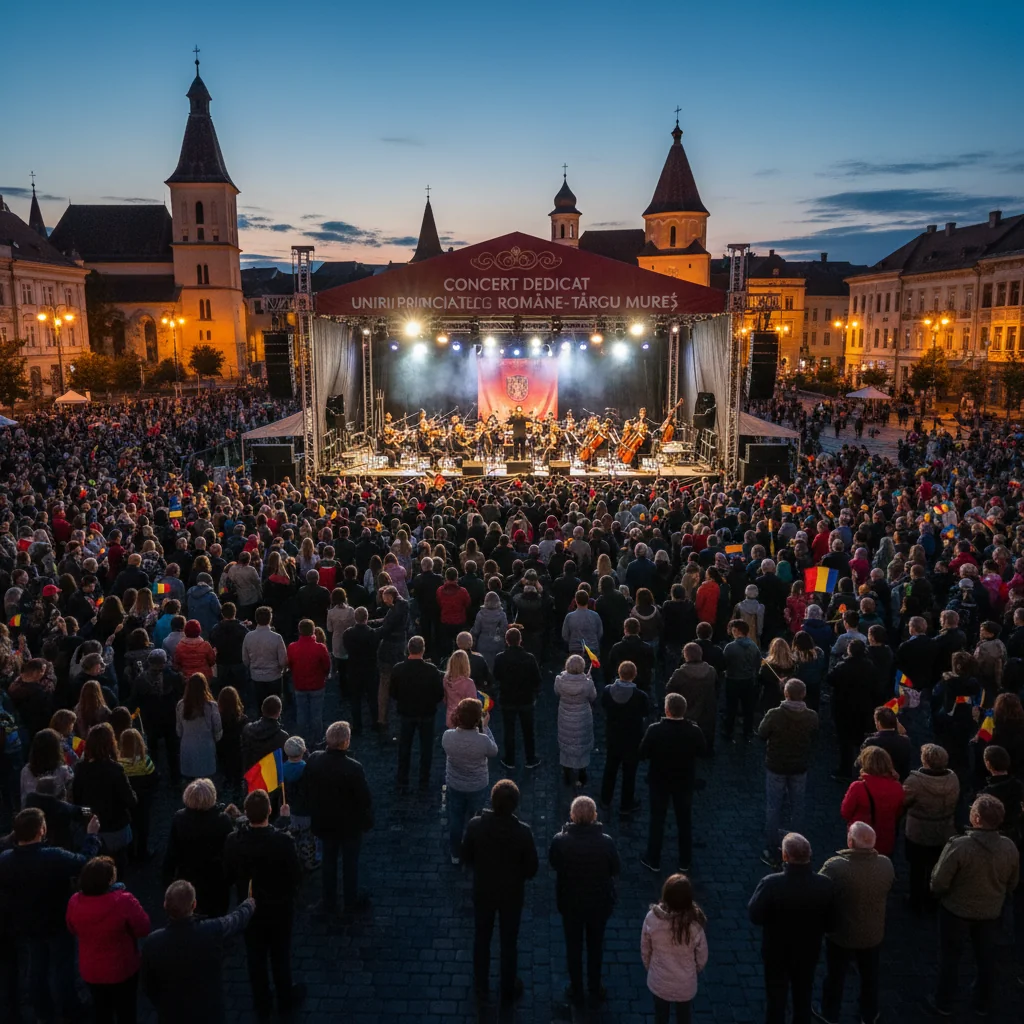 Concert extraordinar dedicat Unirii Principatelor Române anunțat la Târgu Mureș