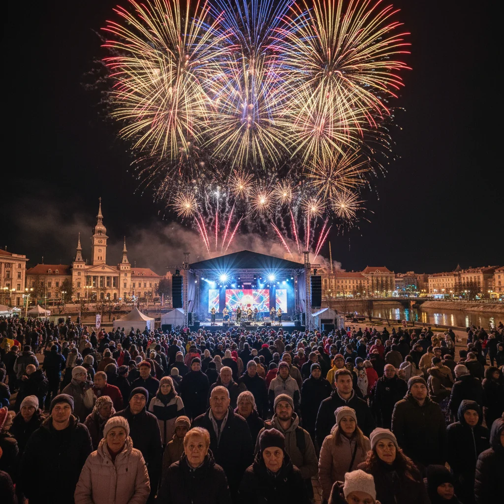 Concerte și Focuri de Artificii în Piața Centrală