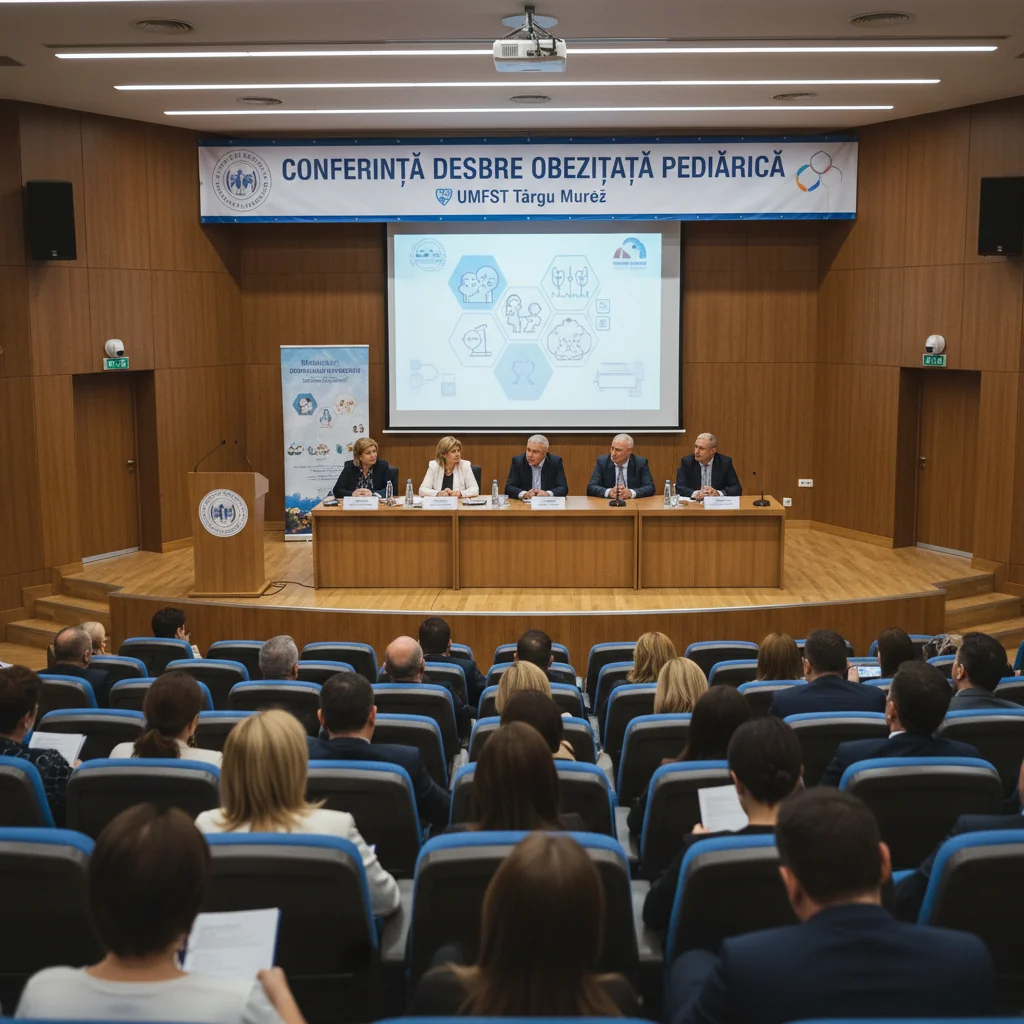 Conferință la Târgu Mureș despre obezitatea pediatrică, organizată de UMFST „George Emil Palade”