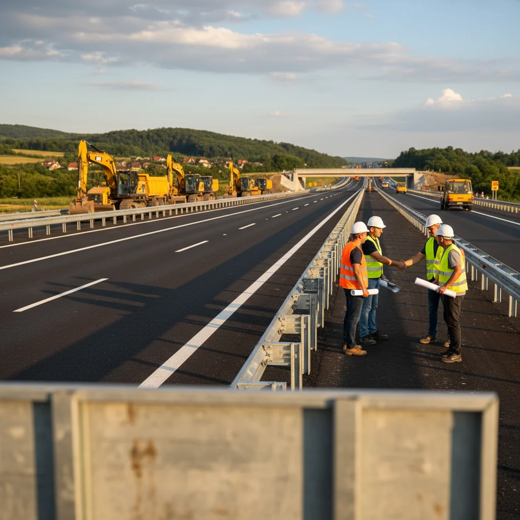 Constructorul autostrăzii Târgu-Mureș-Miercurea Nirajului finalizează un nou lot de autostradă la termen în România