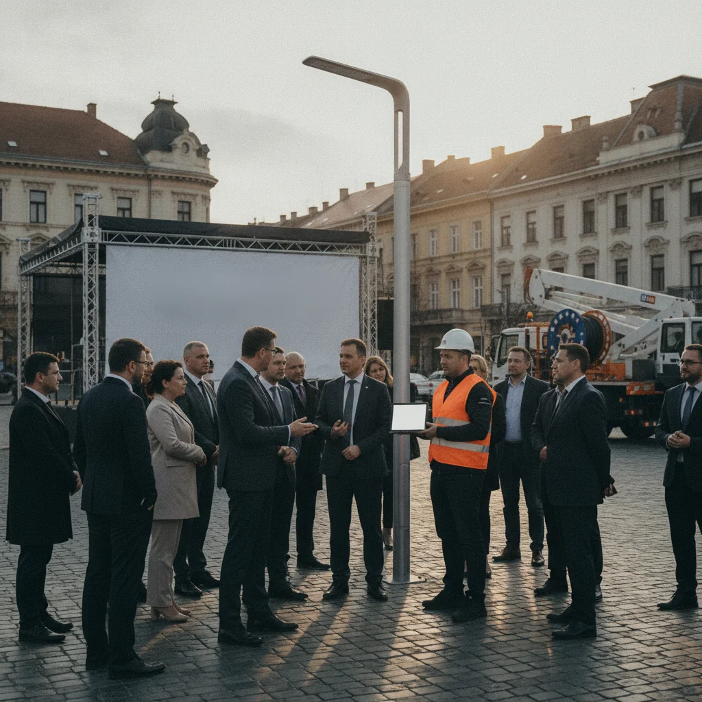 Contract de 9,2 milioane euro pentru iluminat public