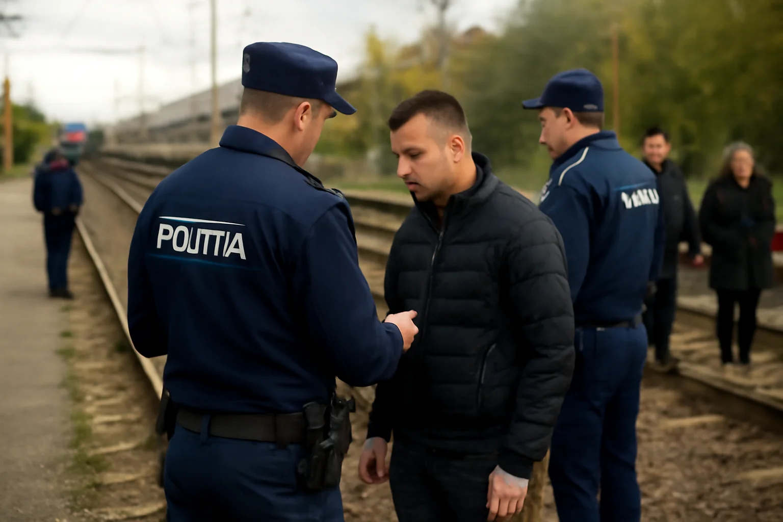 Controale ale Poliției Mureș în zona stațiilor de cale ferată din Târgu Mureș și județ