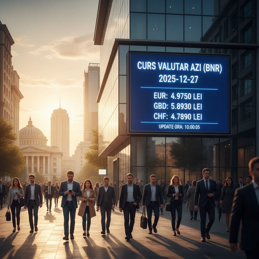 Curs valutar azi (BNR) – 2025-12-27