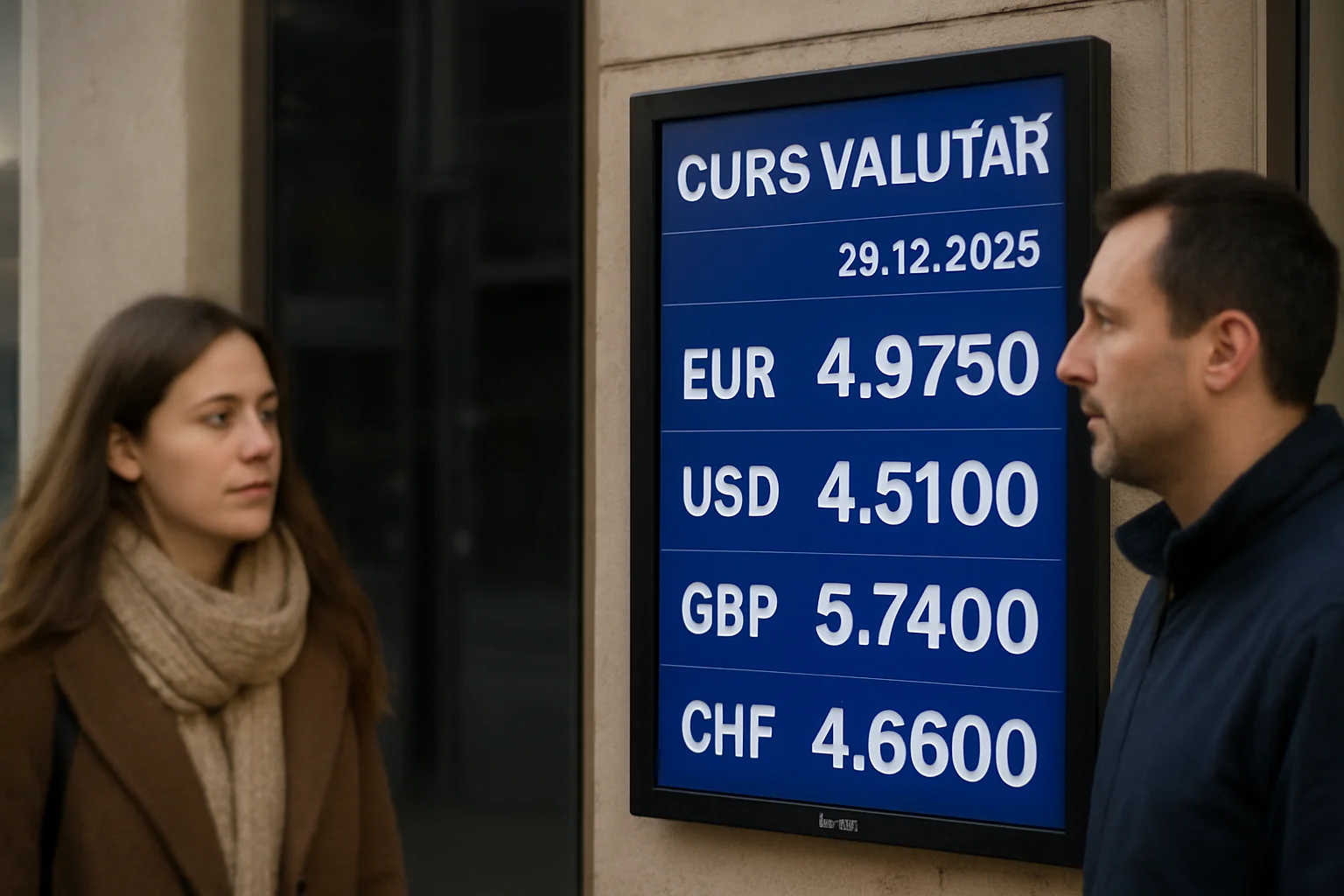 Curs valutar azi (BNR) – 2025-12-29