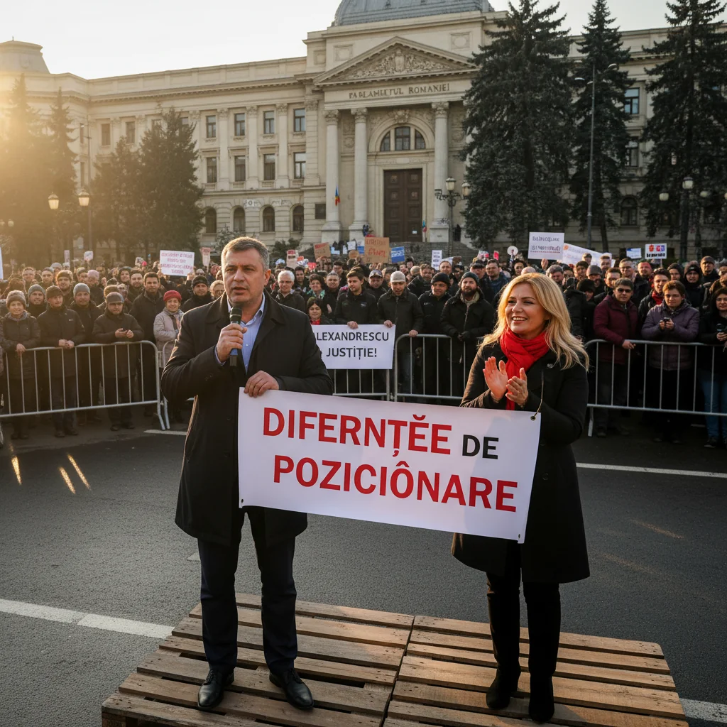 diferențe de poziționare evidente