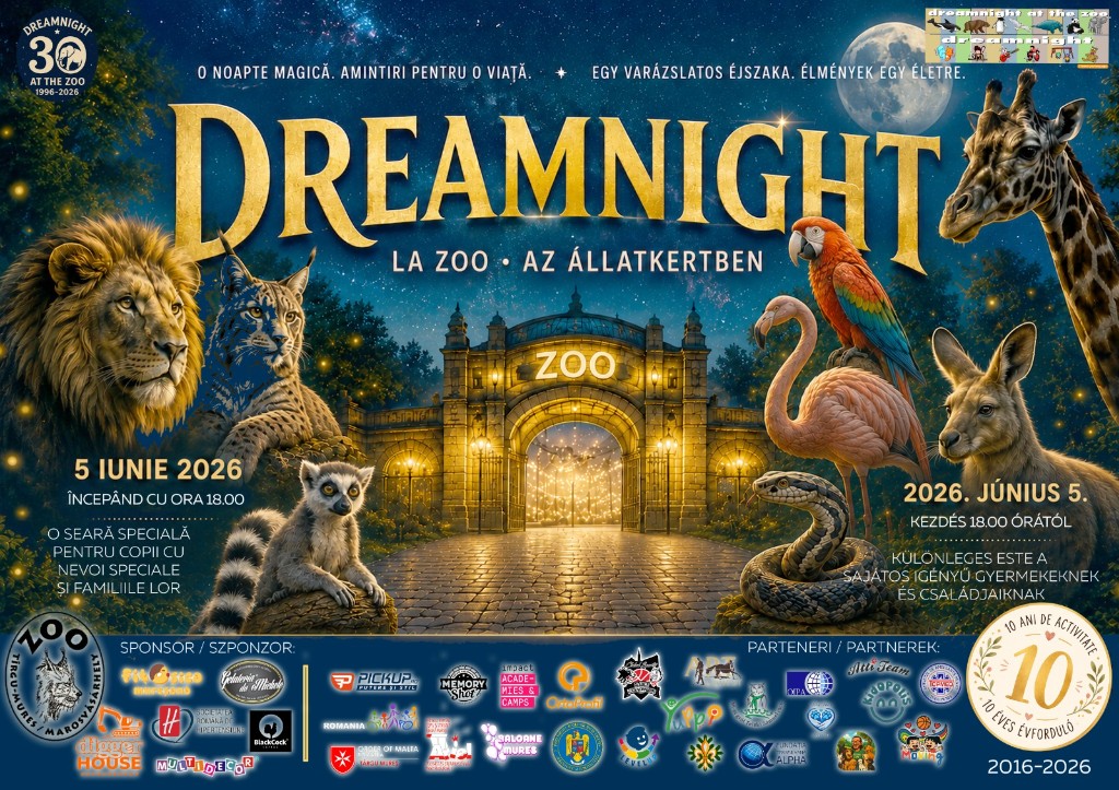 Dreamnight la Zoo: seară magică pentru copii cu nevoi speciale, pe 5 iunie 2026