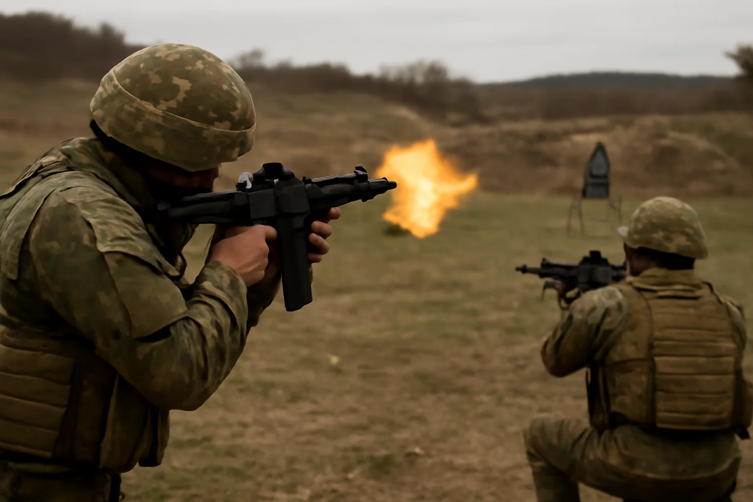 Exerciții cu muniție reală lângă Târgu Mureș, în Poligonul Sângeorgiu de Mureș