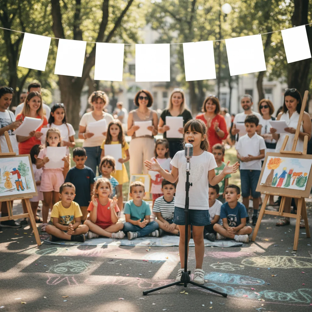 Fascinația copilăriei: sărbătoare dedicată artei și copiilor