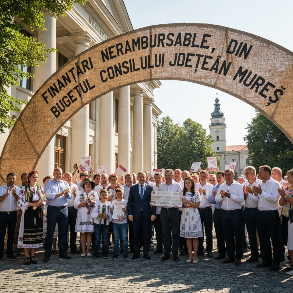 Finanțări nerambursabile din bugetul Consiliului Județean Mureș