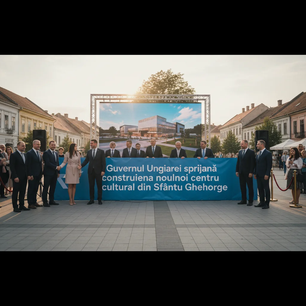 Guvernul Ungariei finanțează construirea noului centru cultural din Sfântu Gheorghe