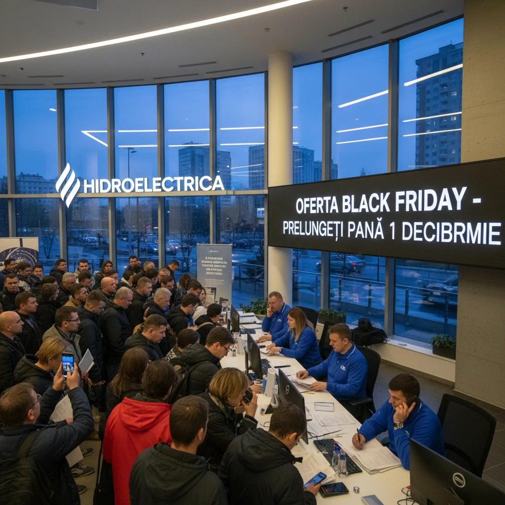 Hidroelectrica prelungește campania de Black Friday până pe 1 Decembrie din cauza cererilor numeroase