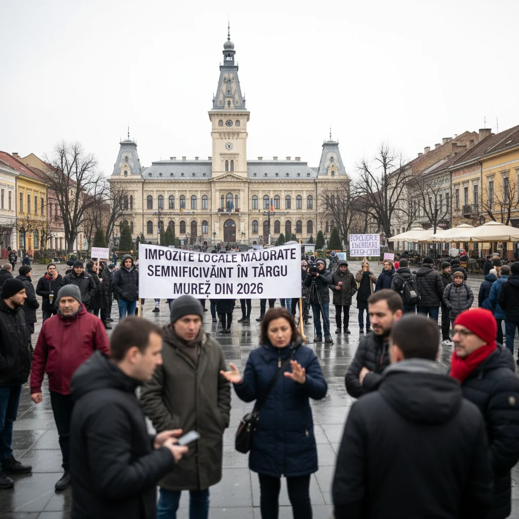 Impozite locale mai mari în Târgu Mureș din 2026 pentru clădiri, terenuri și vehicule
