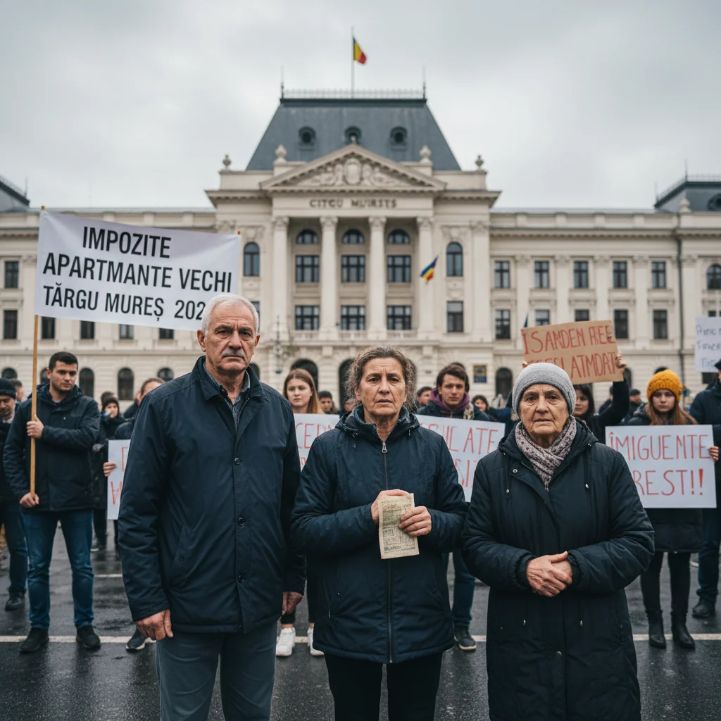 Impozitele pe apartamente vechi vor crește puternic la Târgu Mureș din 2026