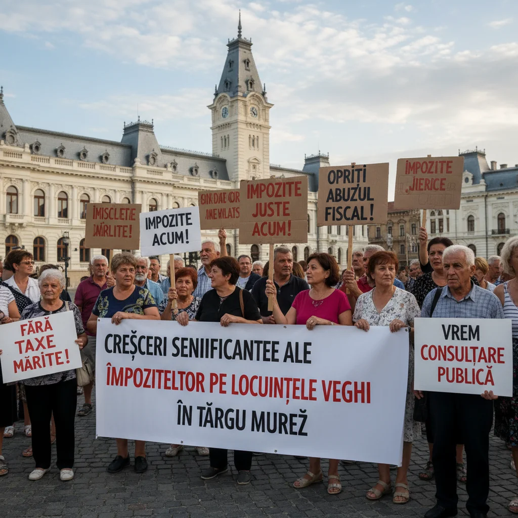 Impozitele pe locuințele vechi cresc puternic în Târgu Mureș, cu majorări de până la 200%