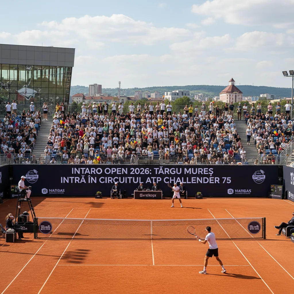 INTARO Open 2026 transformă Târgu Mureș într-o nouă destinație ATP Challenger 75