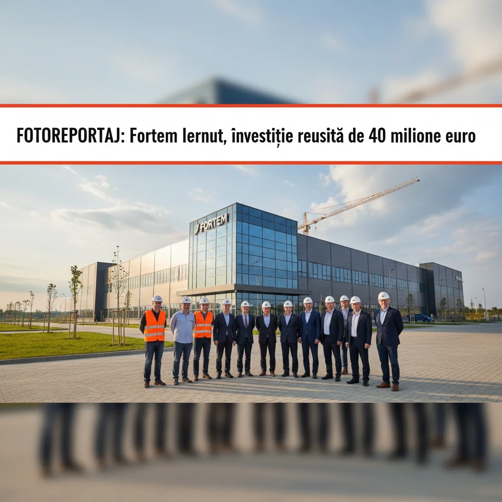 Investiție de 40 milioane euro la Fortem Iernut, un succes antreprenorial