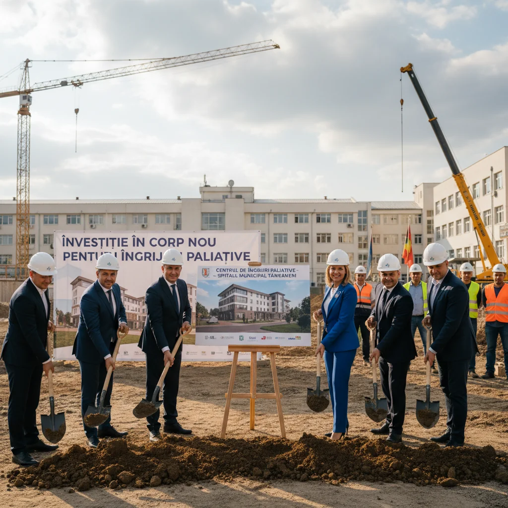 Investiție majoră la Târgu Mureș: corp nou pentru îngrijiri paliative la Spitalul Municipal Târnăveni