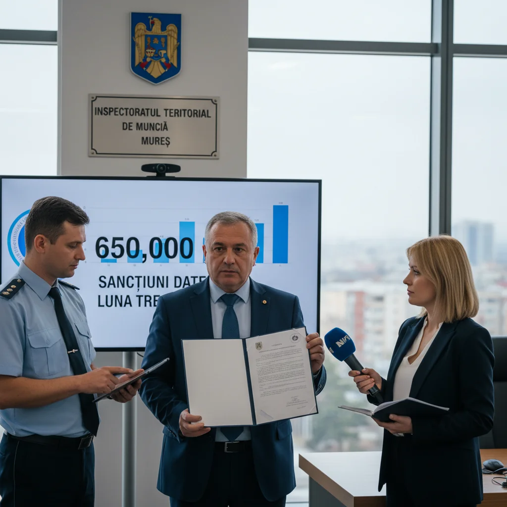 ITM Mureș a aplicat sancțiuni de peste 650.000 lei în luna trecută