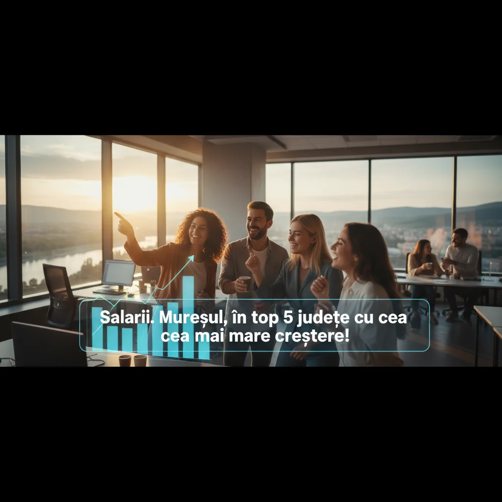 Județul se află în top 5 la cea mai mare creștere salarială!