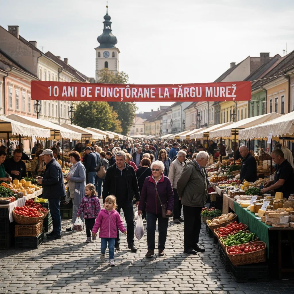 Local Farmers’ Market marchează un deceniu de activitate la Târgu Mureș