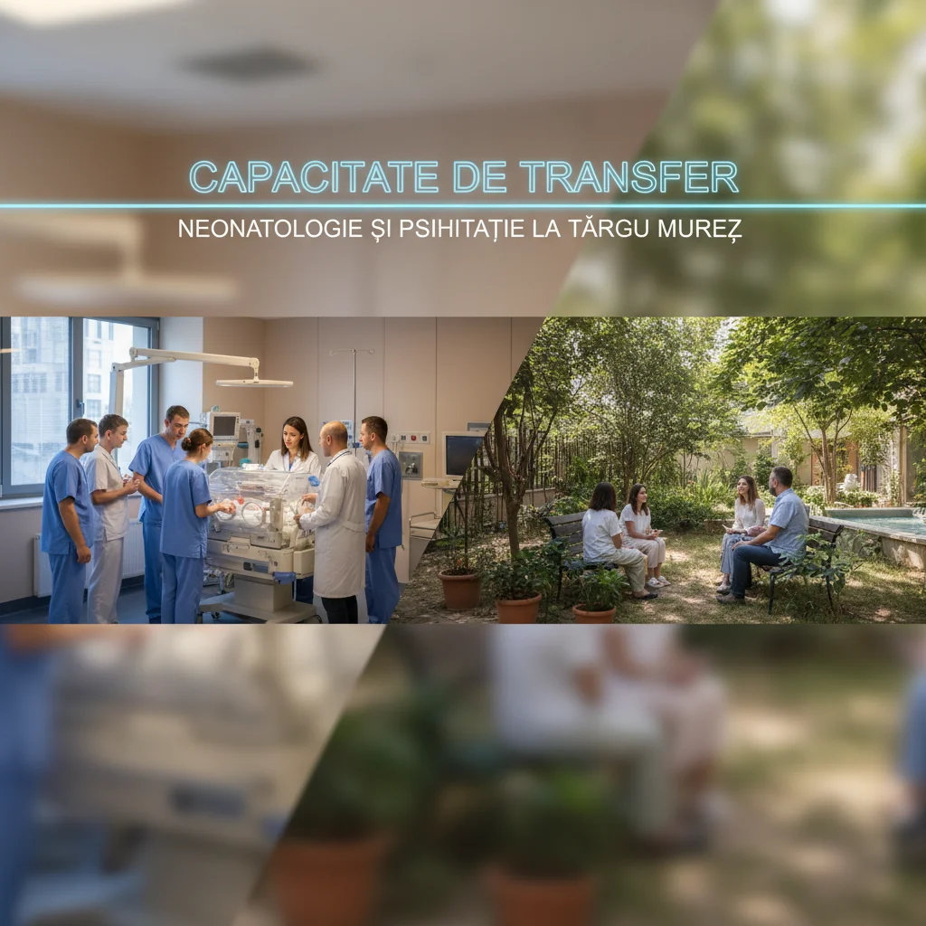 Locuri disponibile pentru transfer la neonatologie și psihiatrie în Târgu Mureș, sesiunea martie/aprilie 2026