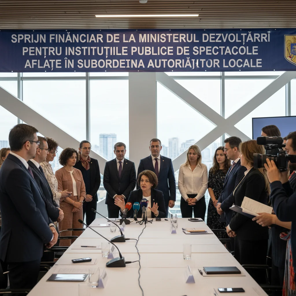 Ministerul Dezvoltării acordă sprijin financiar instituțiilor publice de spectacole din subordinea autorităților locale