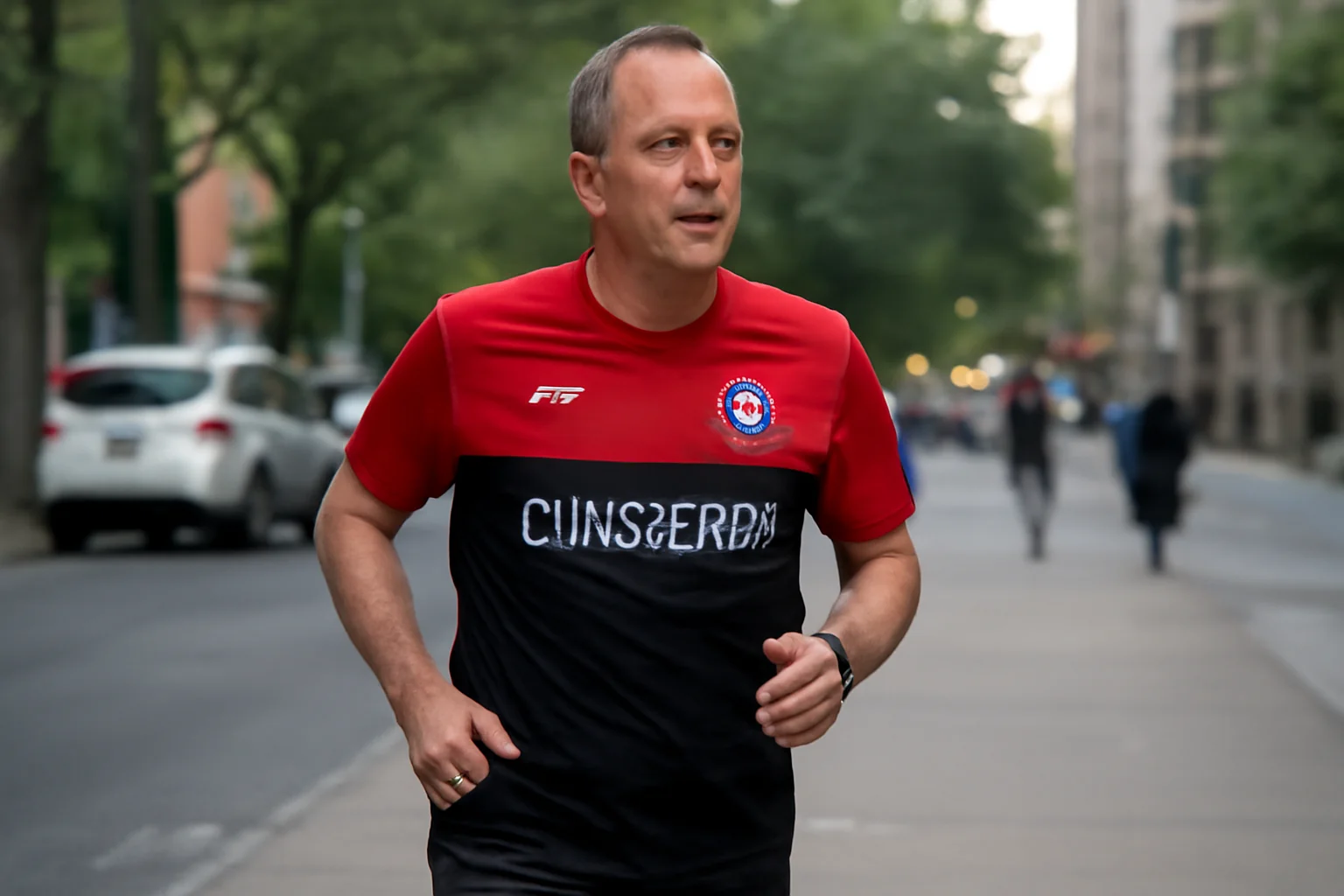 Ministrul de Externe al Ungariei aleargă în New York purtând echipamentul FC Csikszereda