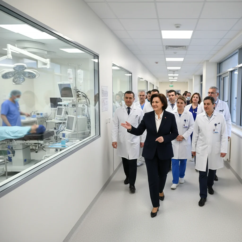 Ministrul Sănătății a vizitat Centrul Chirurgical Cardiovascular din cadrul Institutului de Urgență pentru Boli Cardiovasculare și Transplant Târgu Mureș