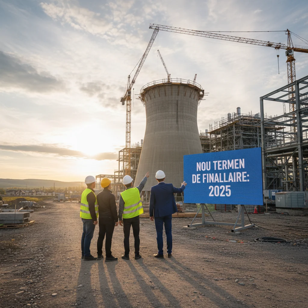 Nou termen de finalizare anunțat pentru centrala Romgaz de la Iernut, lângă Târgu Mureș