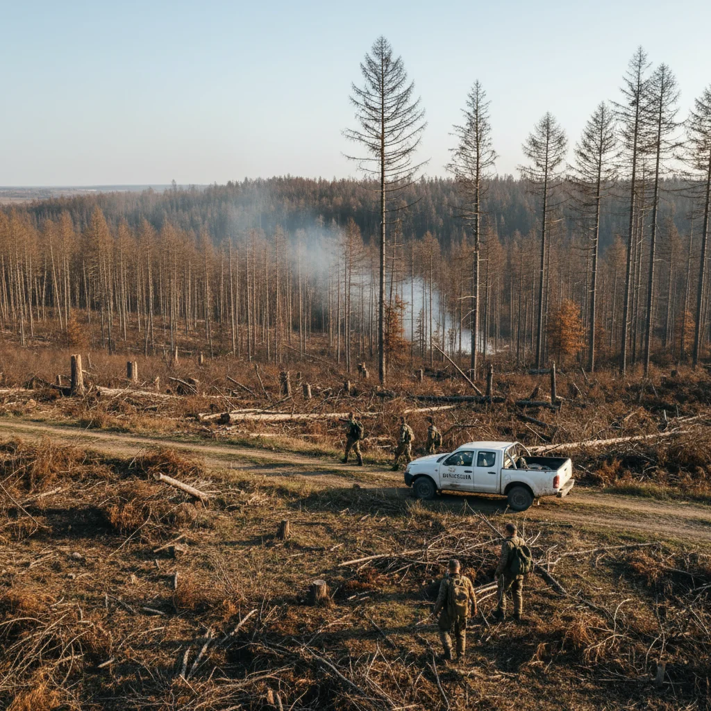 Pădurile din jurul municipiului Târgu Mureș, vulnerabile în contextul a zeci de mii de hectare afectate de uscări la nivel național