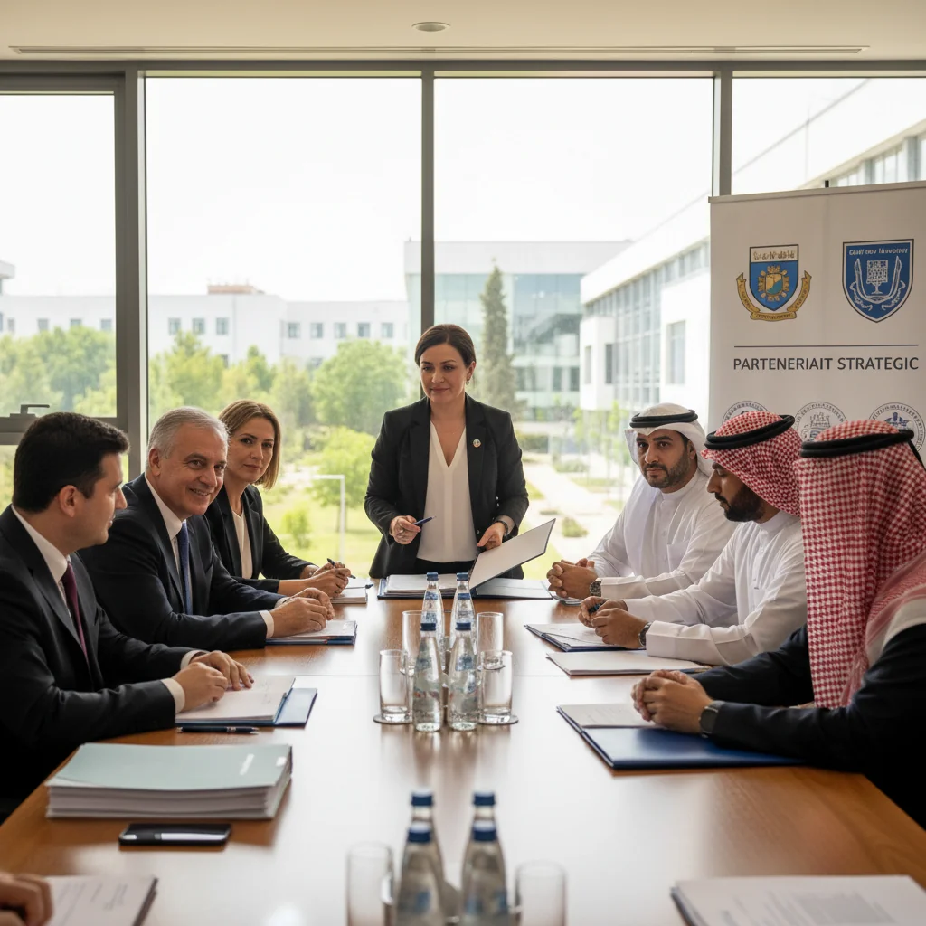 Parteneriat academic extins între UMFST Târgu Mureș și Gulf Medical University