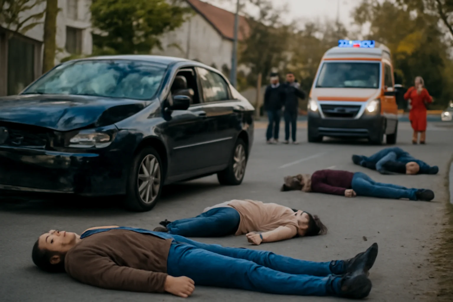 Patru persoane rănite într-un accident rutier pe strada Voinicenilor din Târgu Mureș