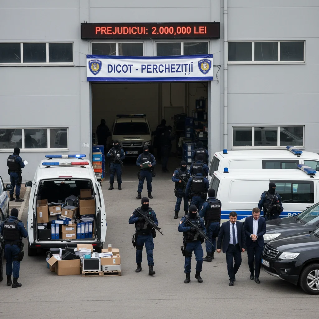Percheziții în dosar de evaziune fiscală cu prejudiciu de 2 milioane de lei, vizând și Târgu Mureș
