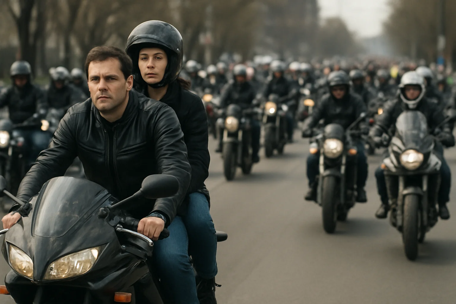 Peste 200 de motocicliști la un eveniment antidrog în Târgu Mureș