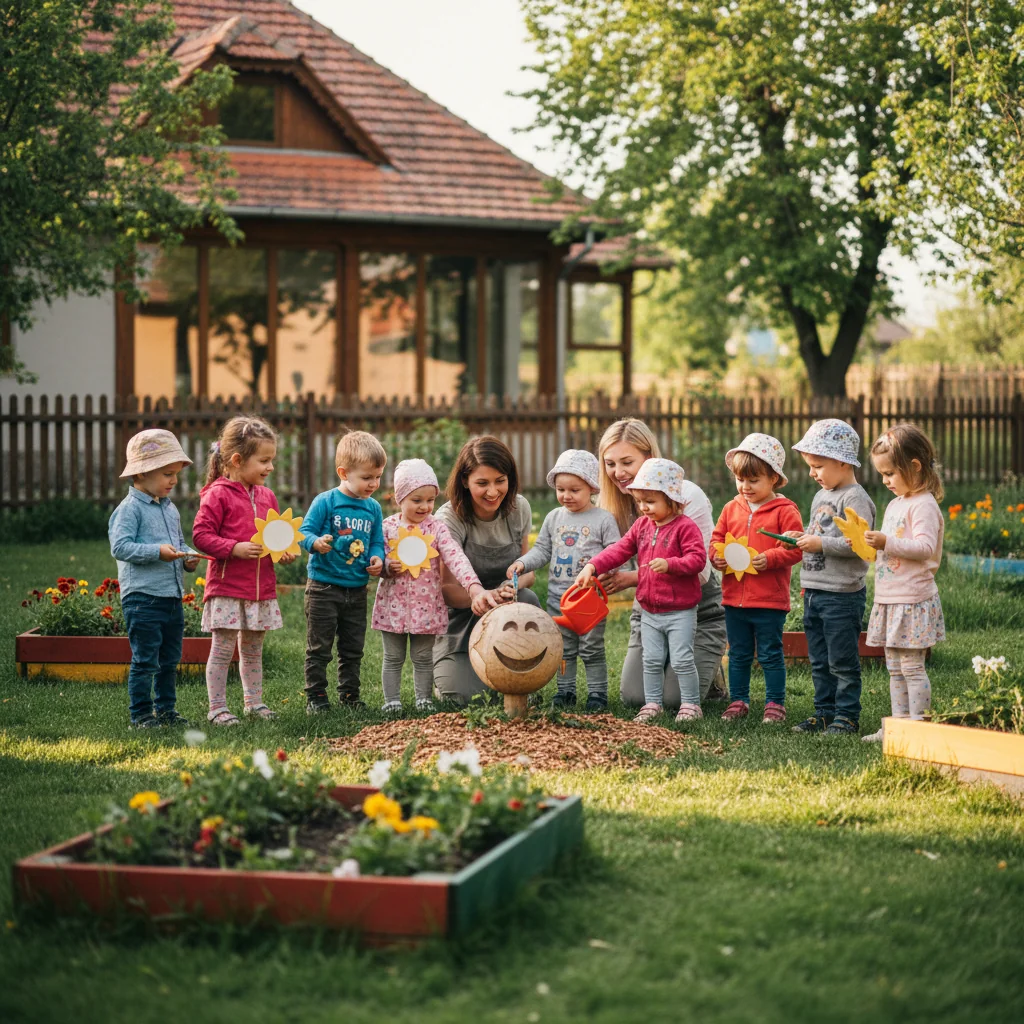 Planeta zâmbitoare: Proiect ecologic la Grădinița Căsuța Fermecată