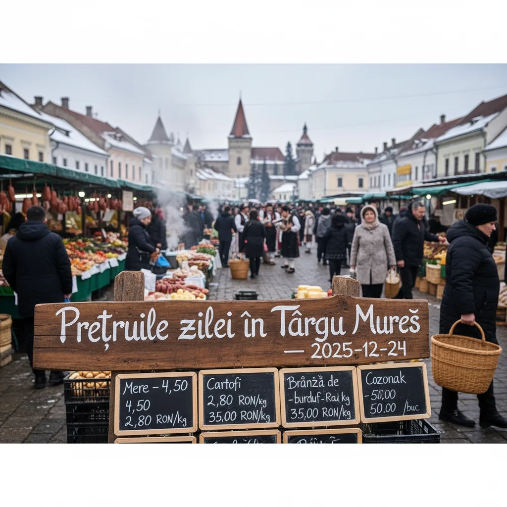 Prețurile zilei în Targu Mures – 2025-12-24