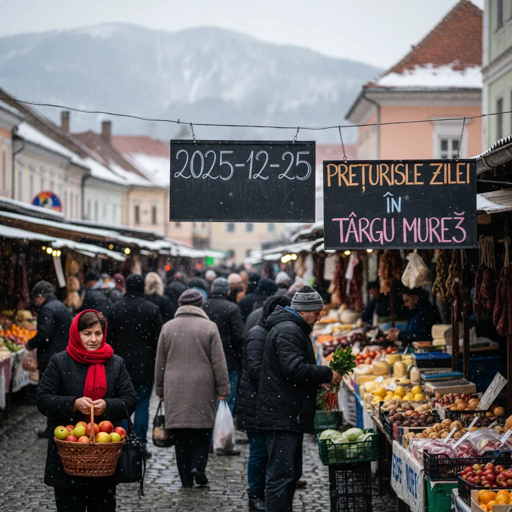 Prețurile zilei în Târgu Mureș – 2025-12-25