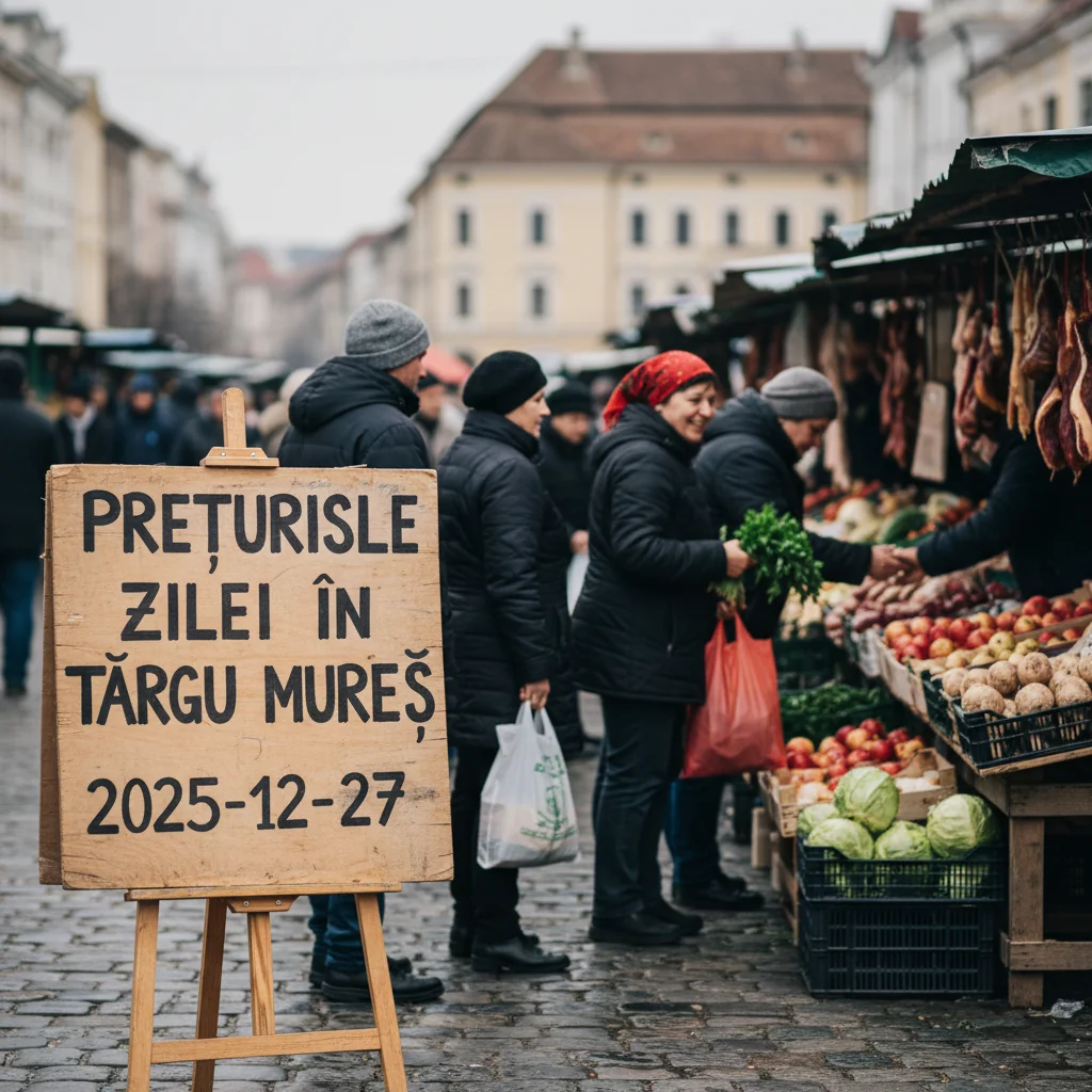 Prețurile zilei în Târgu Mureș – 2025-12-27