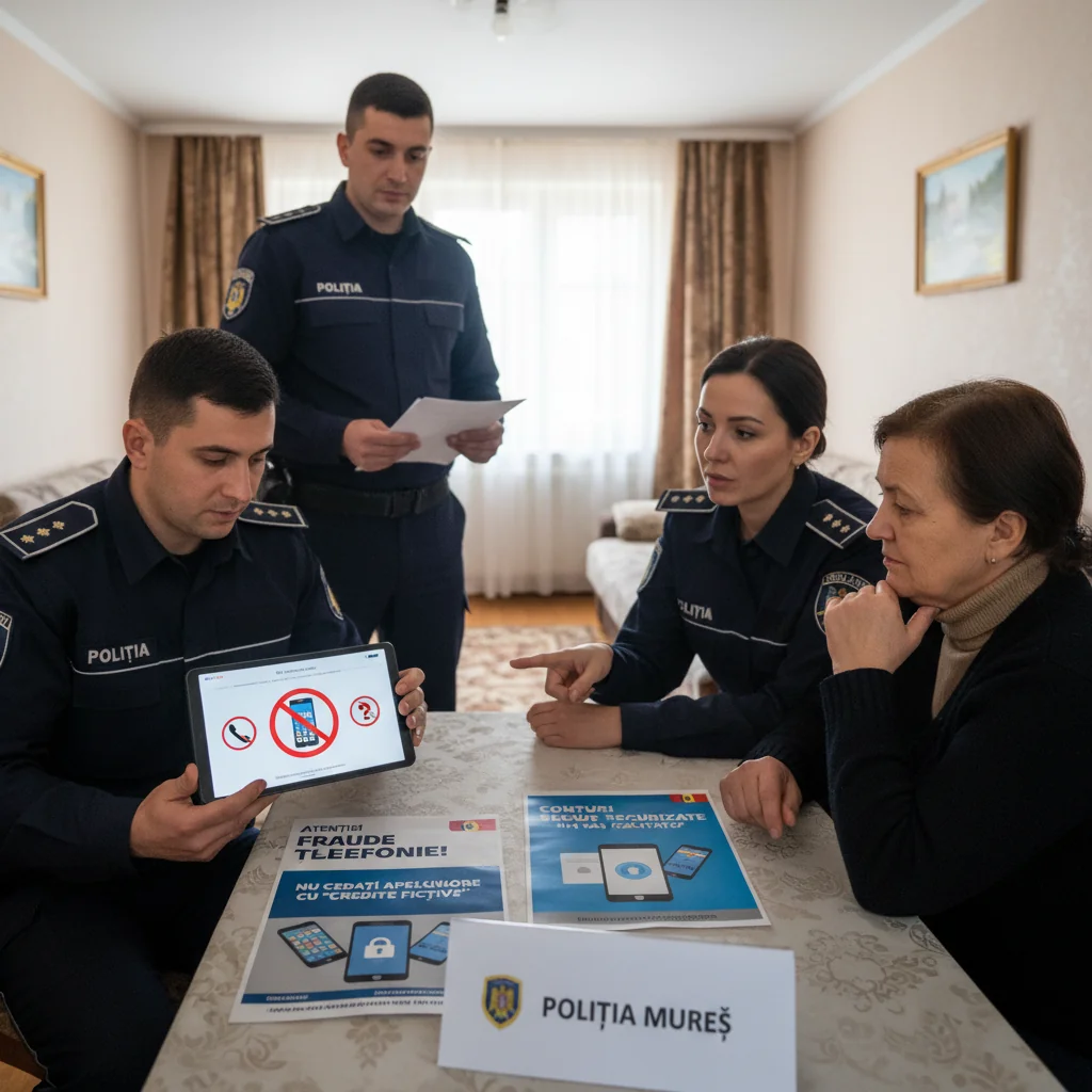Polițiștii, la fabricile din Târnăveni, Sighișoara și Luduș, cu teme de prevenire
