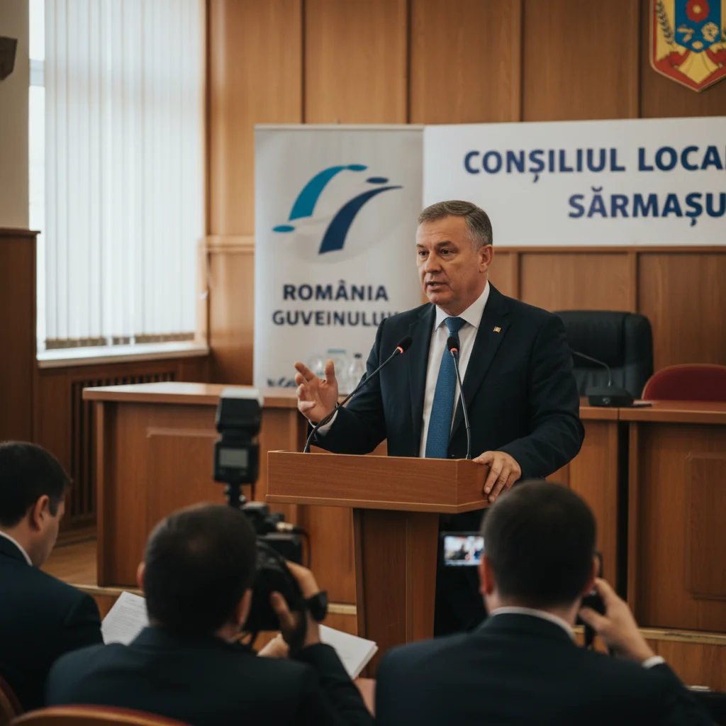 Primarul din Sărmașu critică la Târgu Mureș decizia Guvernului privind creșterea taxelor locale