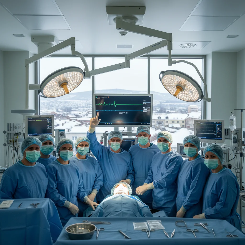 Primul transplant cardiac al anului 2026, realizat la Târgu Mureș de echipa Prof. Dr. Horațiu Suciu